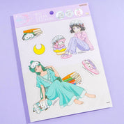 Sailor Moon x Sanrio Characters Clear Stickers