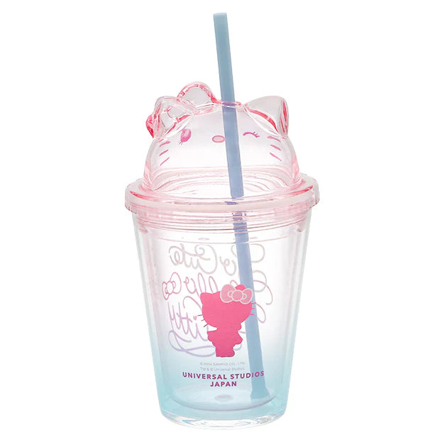 USJ Hello kitty Tumbler with straw