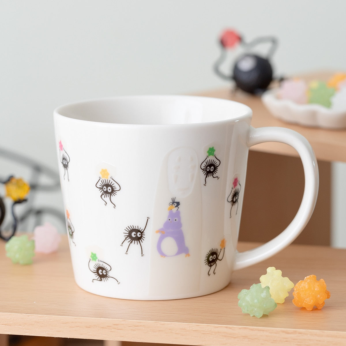 Spirited Away Mysterious Mug - Kaonashi and Susuwatari