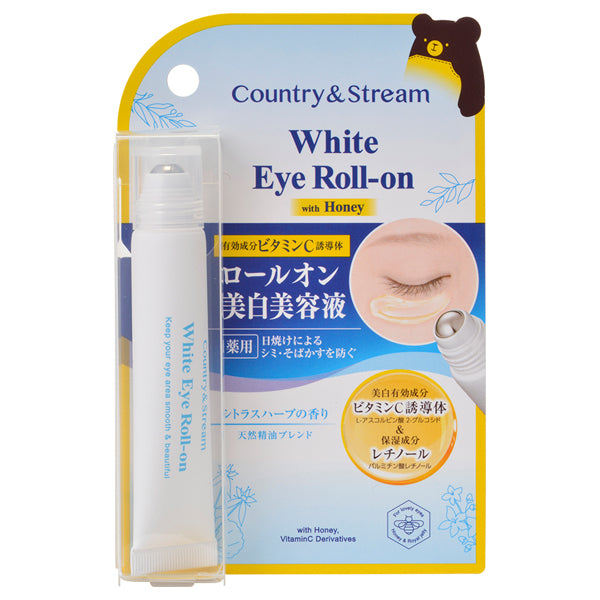 Country&Stream Medicated White VC Eye Roll-On 15ml