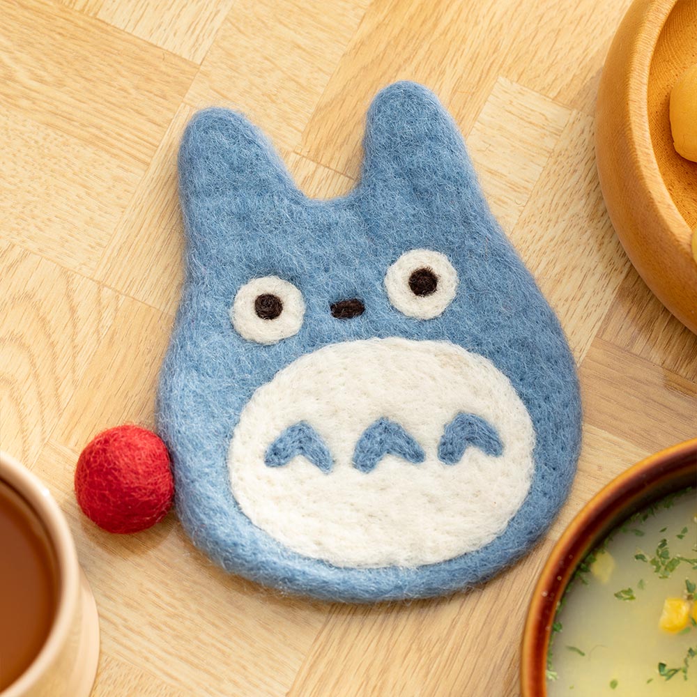 My Neighbor Totoro Handmade Wool Coaster - Medium Totoro