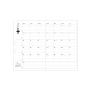 Moomin Valley Weekly A5 Vertical Notebook
