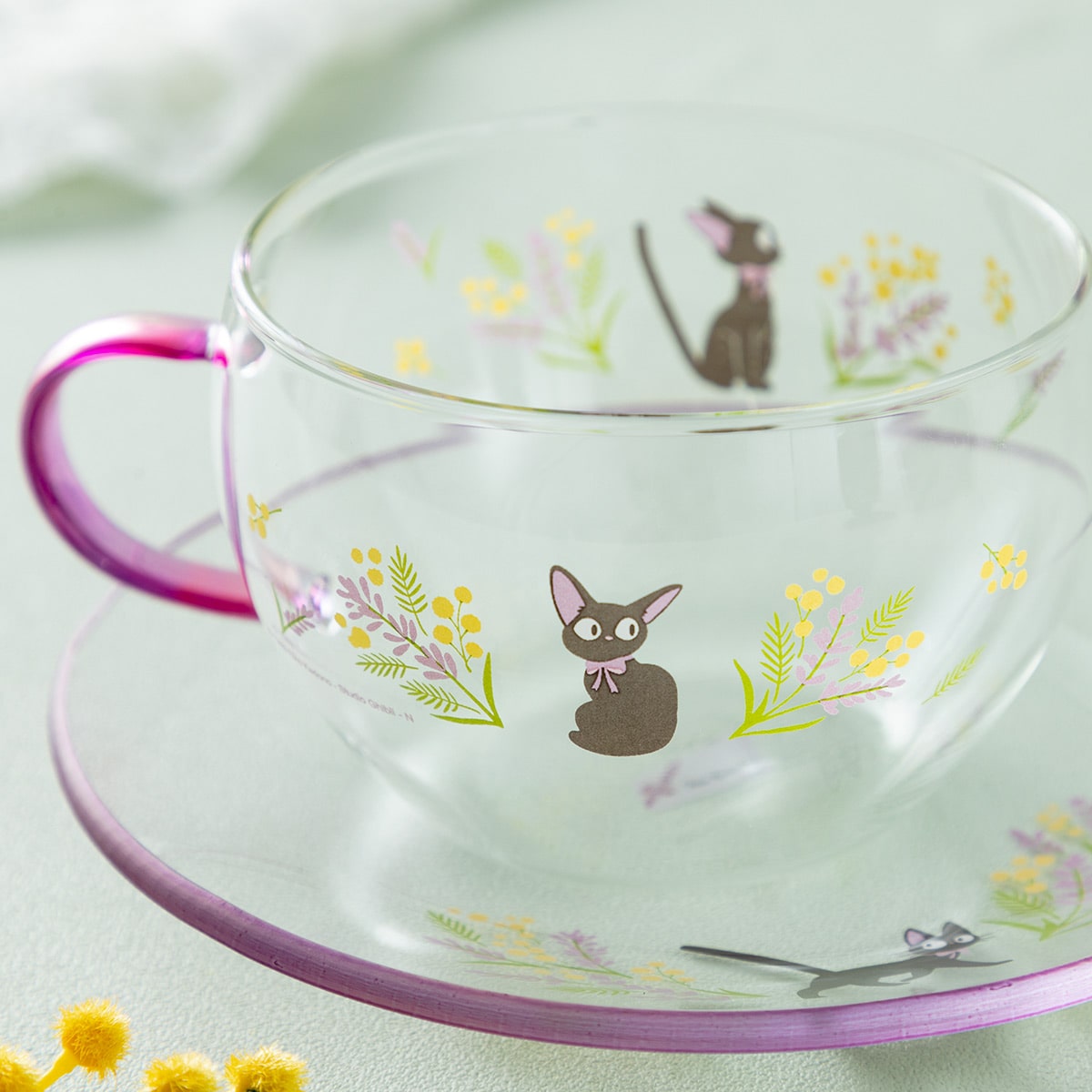 Kiki's Delivery Service Flower Bouquet Series Cup & Saucer
