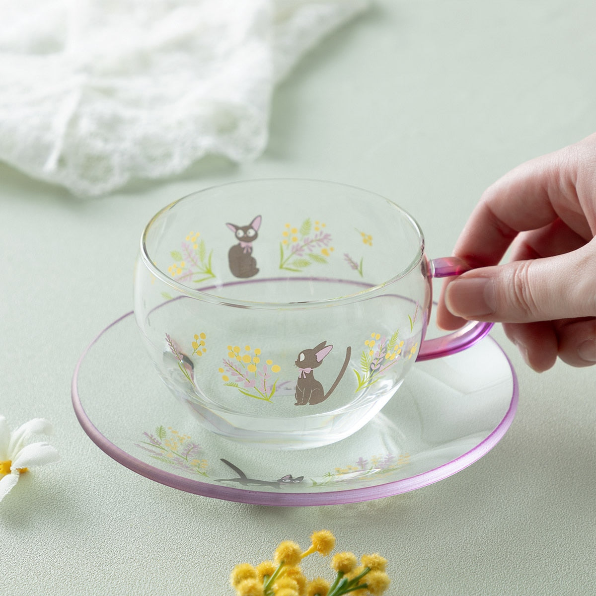 Kiki's Delivery Service Flower Bouquet Series Cup & Saucer