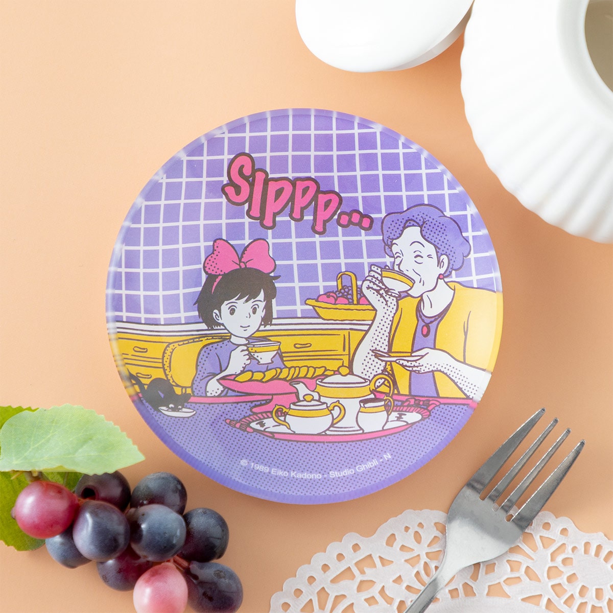 Kiki's Delivery Service Yummy Glass Mini Dish - Studio Ghibli