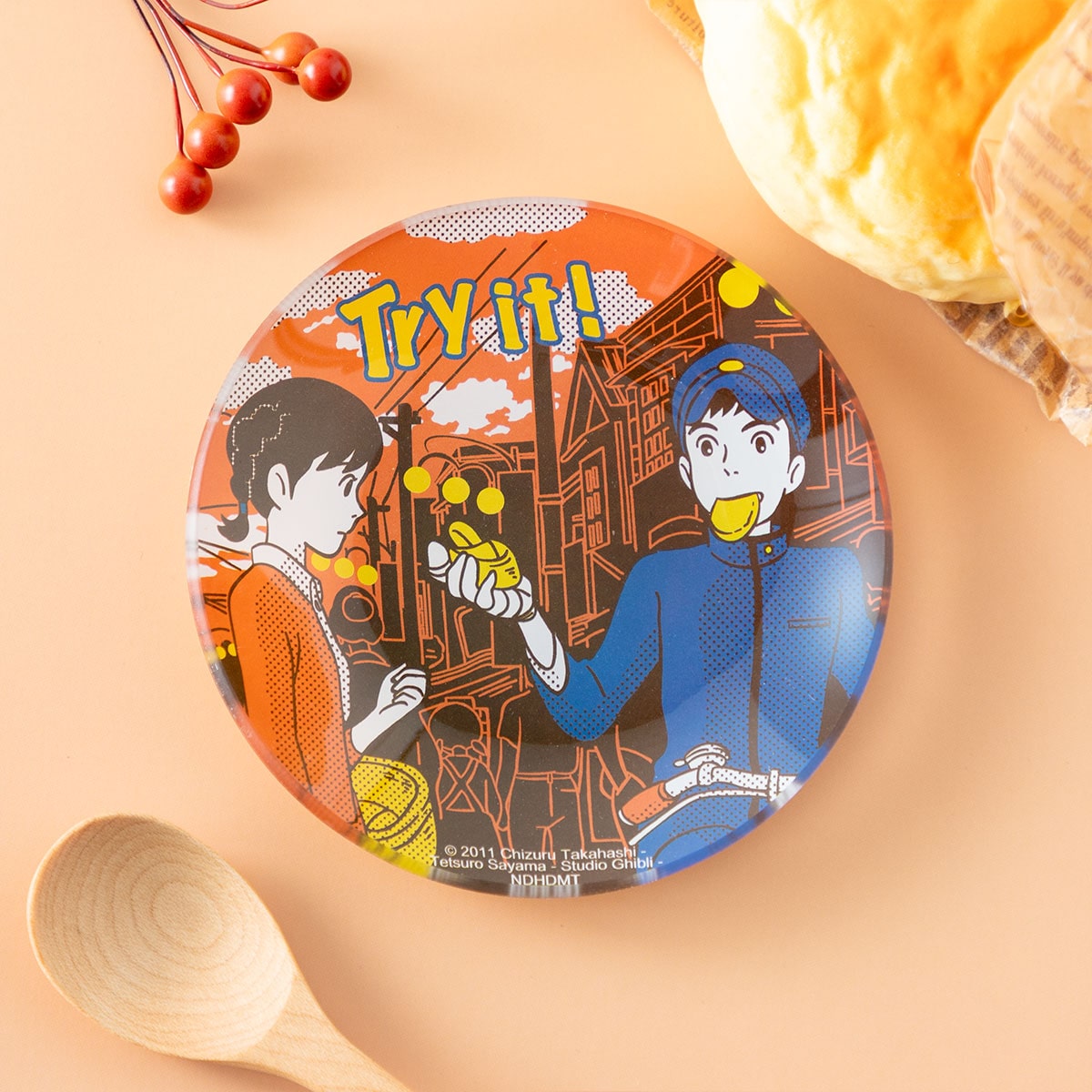 From Up on Poppy Hill Yummy Glass Mini Dish - Studio Ghibli