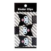 Kuromi Binder Clips
