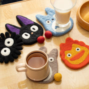 Howl's Moving Castle Handmade Wool Coaster - Calcifer