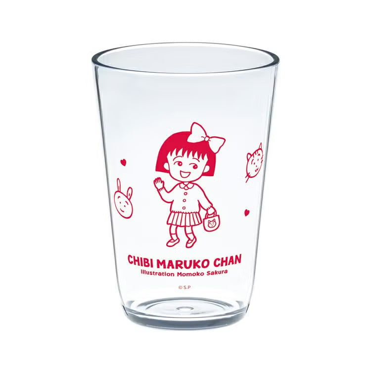 Chibi Maruko-Chan Clear Tumbler 450ml - Maruko