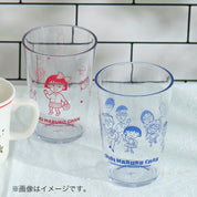 Chibi Maruko-Chan Clear Tumbler 450ml - Friends