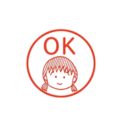 Chibi Maruko-Chan Name Stamp - Big Sister/OK