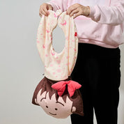 Chibi Maruko-Chan 2-Way Neck Pillow & Cushion