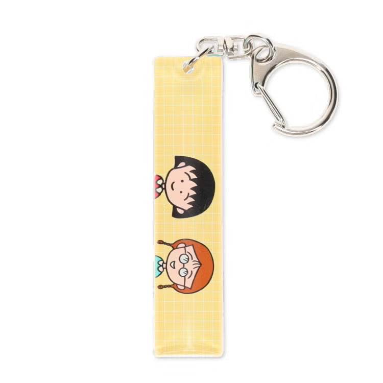 Chibi Maruko-Chan Acrylic Stick Keychain - Maruko and Tama-Chan