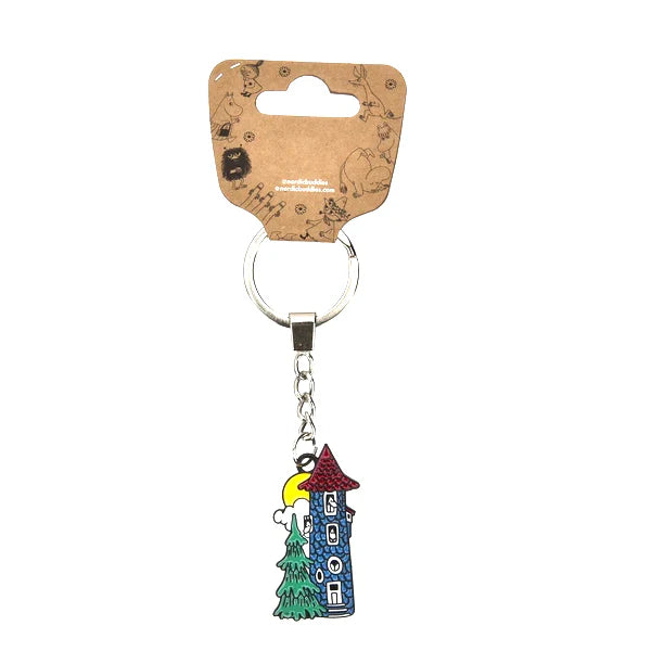 Moomin House Keychain by NordicBuddies