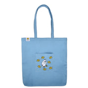 Moomin Embroidered Tote Bag by Nordicbuddies - Moomin/Blue