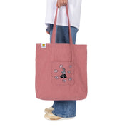 Moomin Embroidered Tote Bag by Nordicbuddies - Little My/Pink