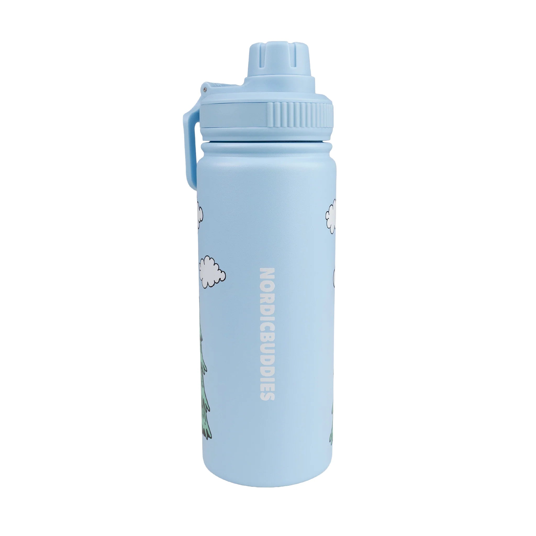 Moomin Stainless Steel Insulated Bottle by Nordicbuddies - Moominhouse/Blue