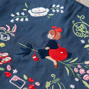 Ghibli Closet Limited Edition - Kiki's Delivery Service Embroidery Series Lunch Tote Bag