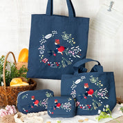 Ghibli Closet Limited Edition - Kiki's Delivery Service Embroidery Series Lunch Tote Bag