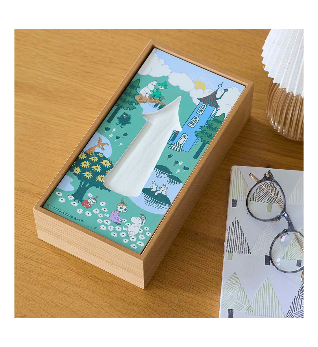 Moomin Valley Silhouette Cutout Tissue Case