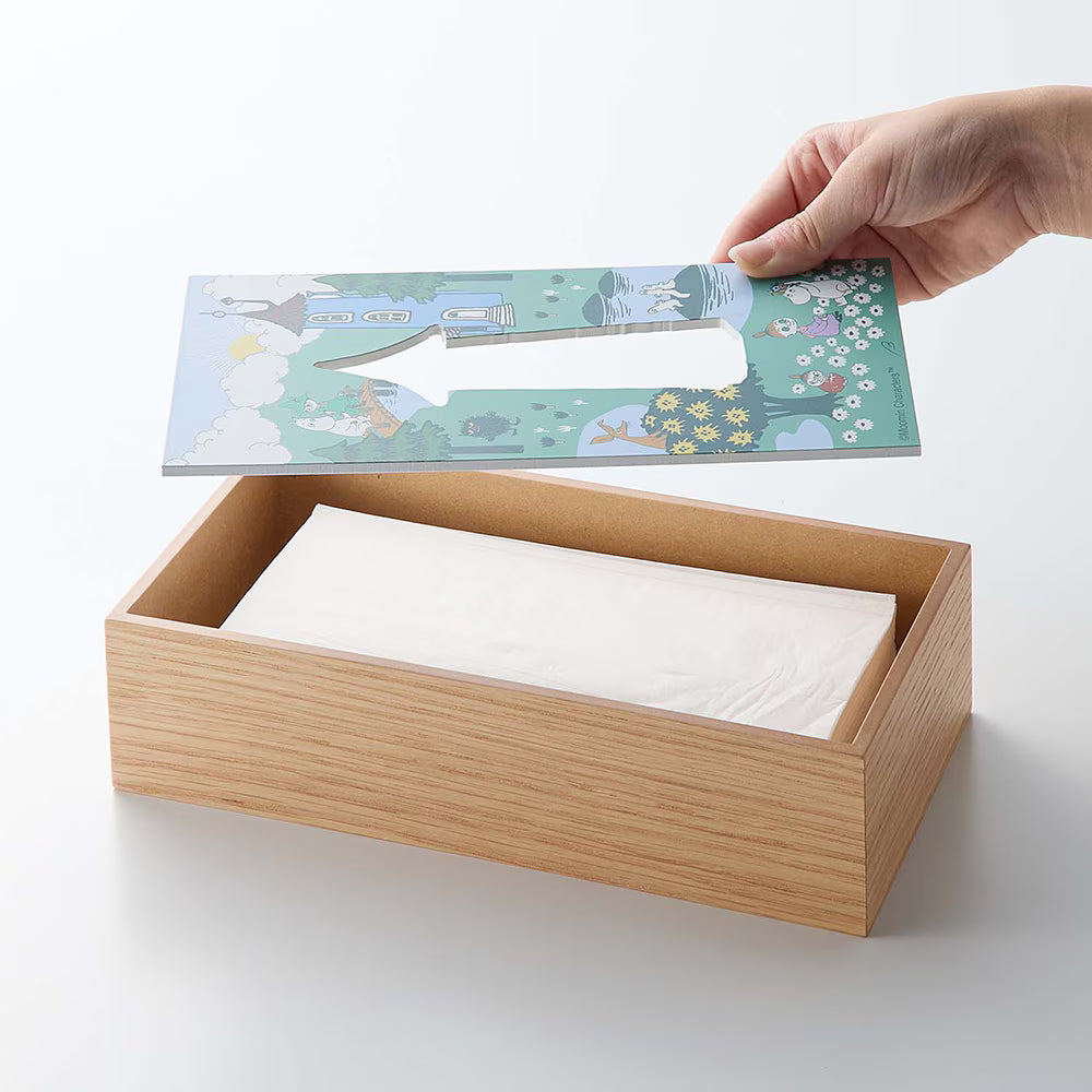 Moomin Valley Silhouette Cutout Tissue Case