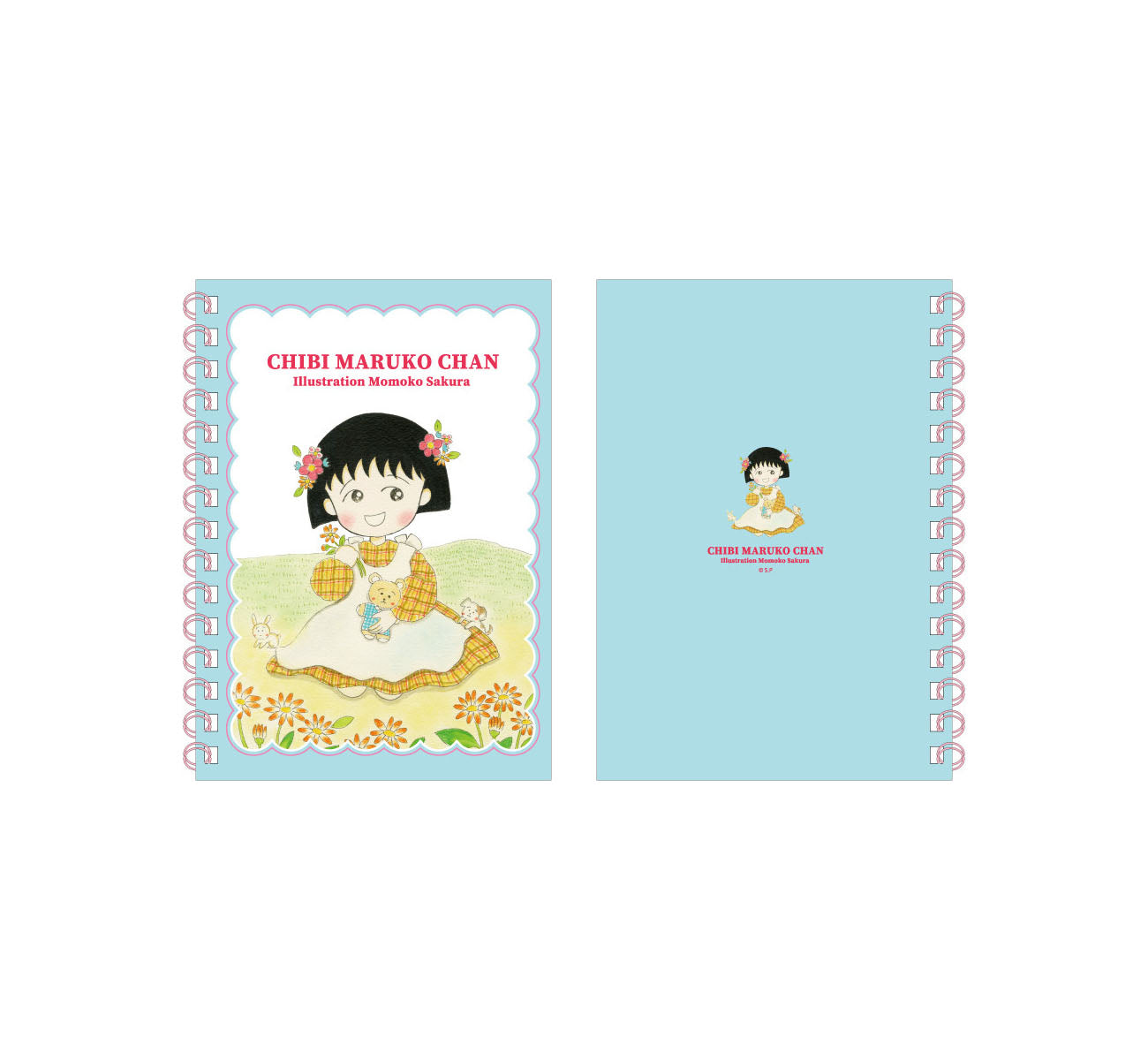 Chibi Maruko-Chan A6-sized ring notebook