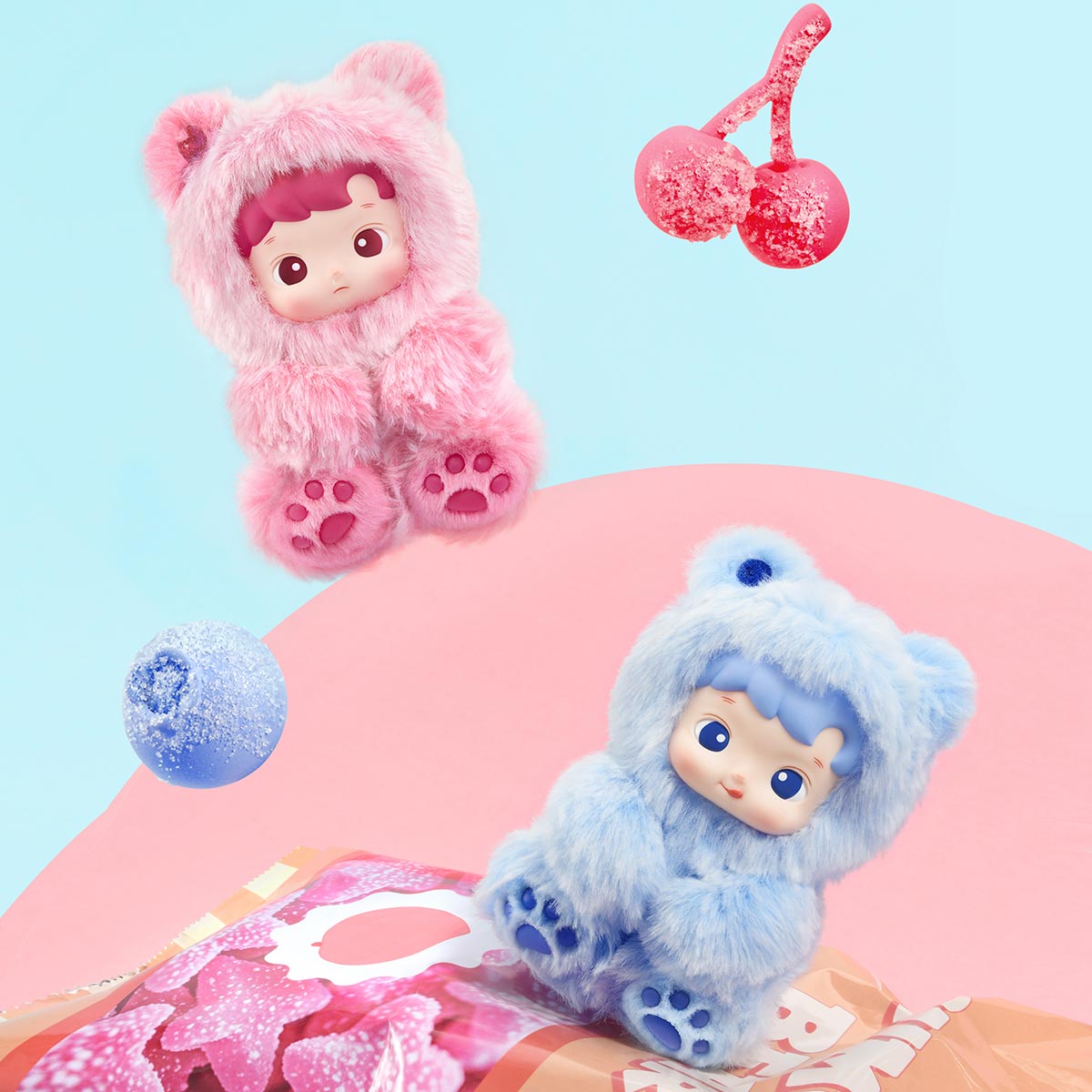 HACIPUPU Gummy Bear Series Plush Pendant Blind Box