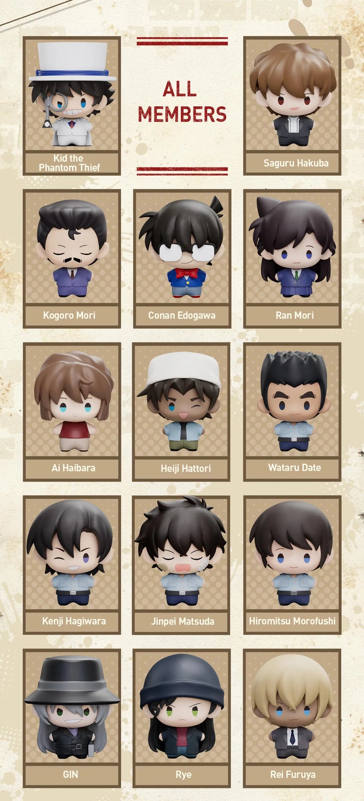 Pop Mart Detective Conan Super Mini Figure Blind Box