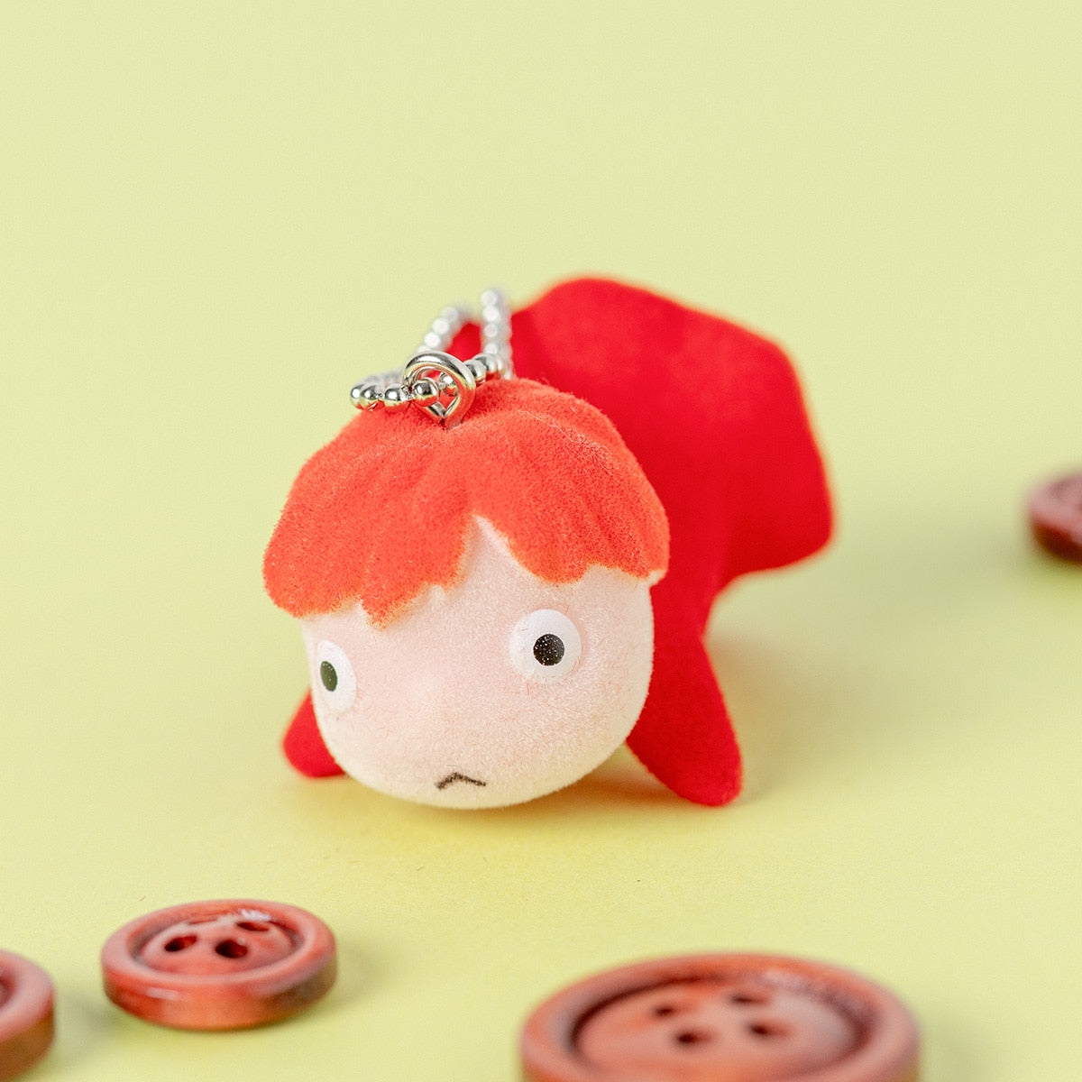 Ponyo on the cliff Keychain