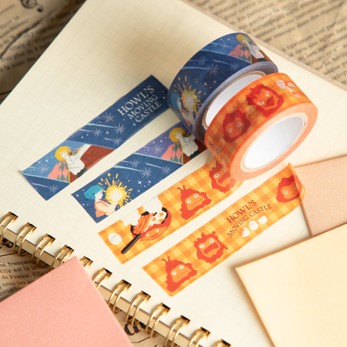 Howl's Moving Castle Masking Tape - Set of 2