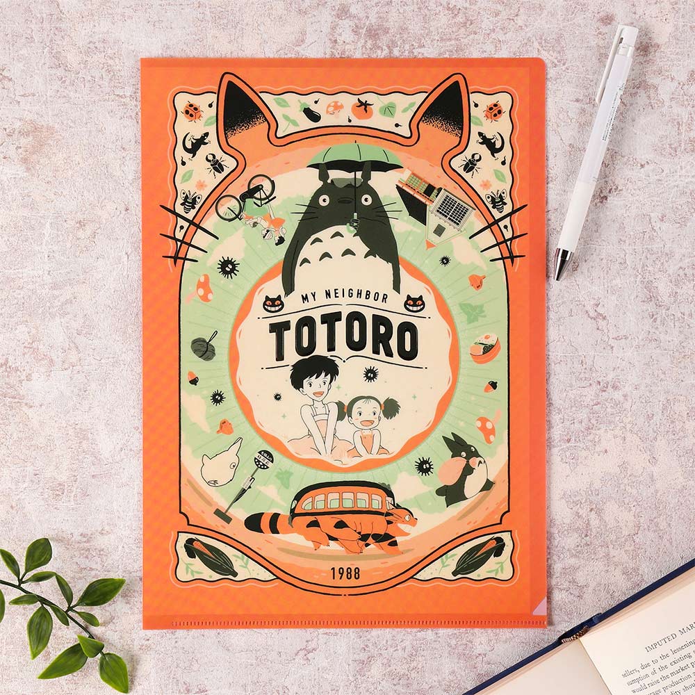 My Neighbor Totoro Clear File Retro Frame
