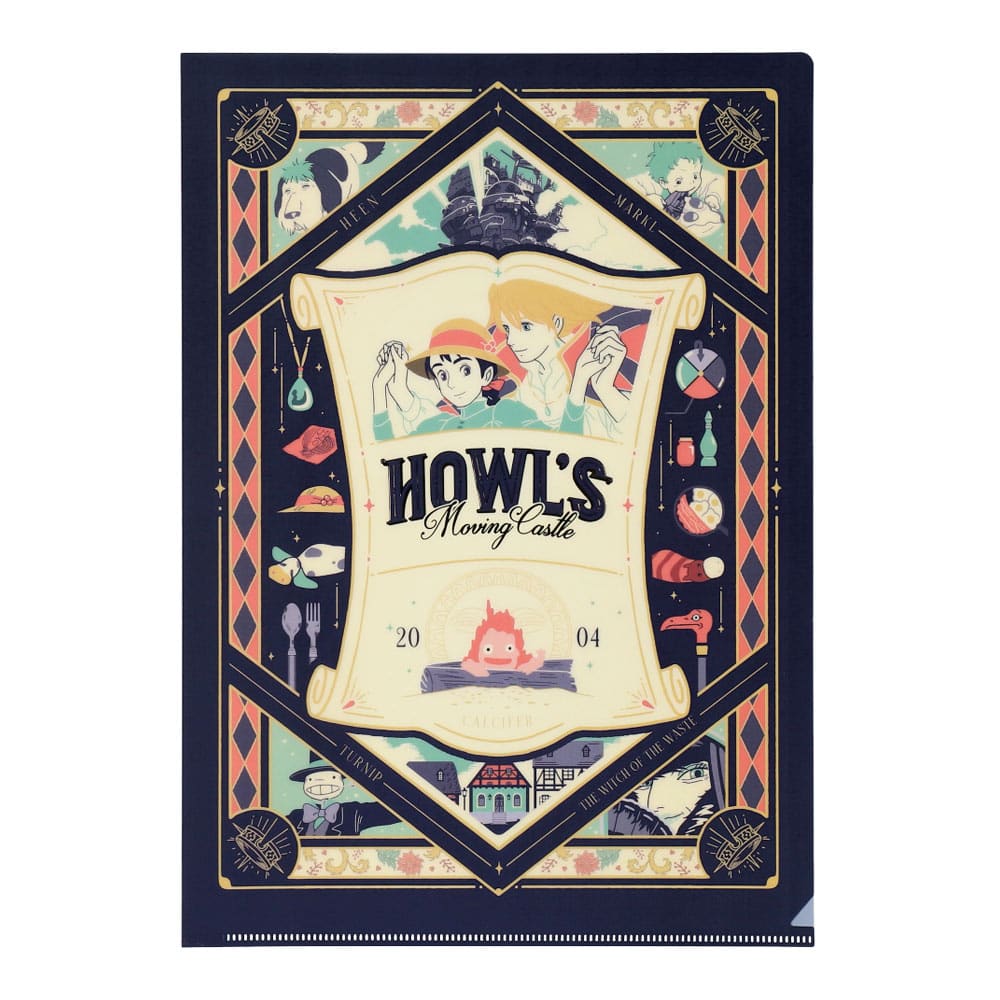 Howl's Moving Castle Clear File Retro Frame