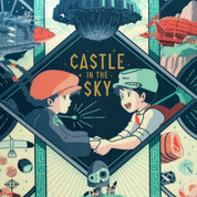 Castle in the Sky Clear File Retro Frame