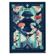 Castle in the Sky Clear File Retro Frame
