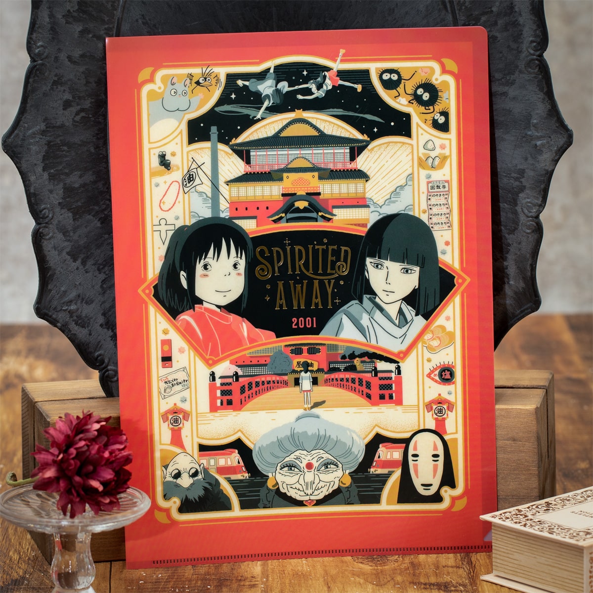 Spirited Away Clear File Retro Frame