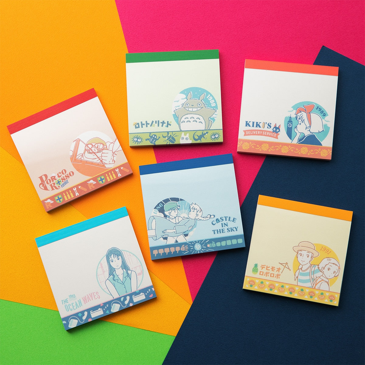 Studio Ghibli 24 works Notepad Collection blind package