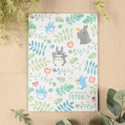 My Neighbor Totoro Notebook Colorful Leaf Pattern
