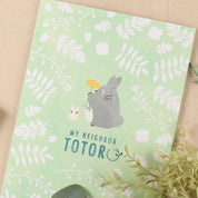 My Neighbor Totoro Notebook Colorful Leaf Pattern