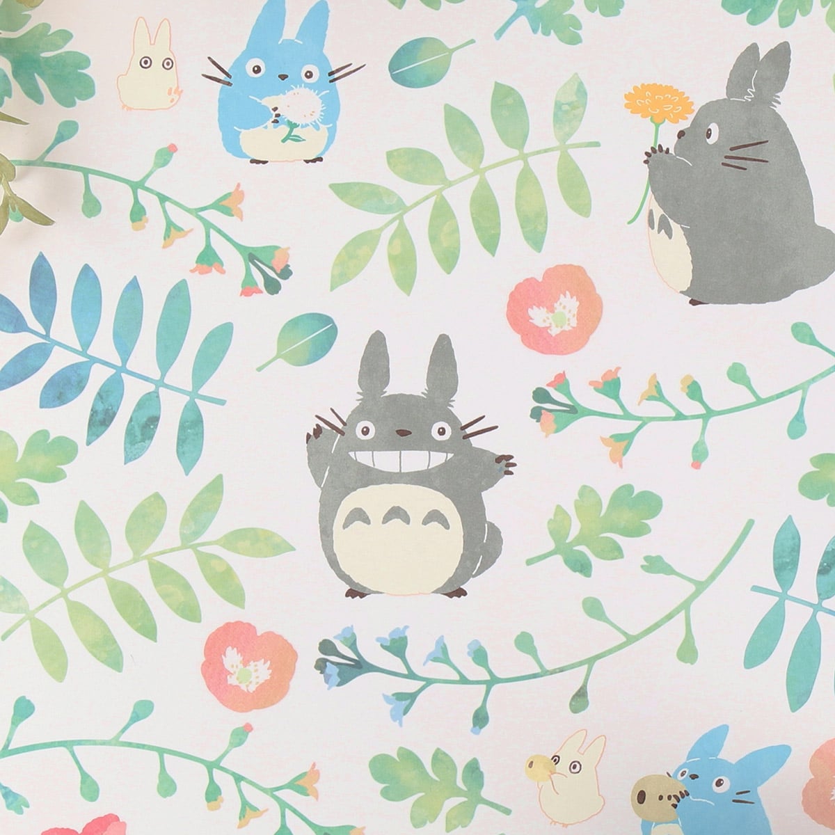 My Neighbor Totoro Notebook Colorful Leaf Pattern