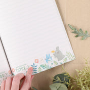 My Neighbor Totoro Notebook Colorful Leaf Pattern