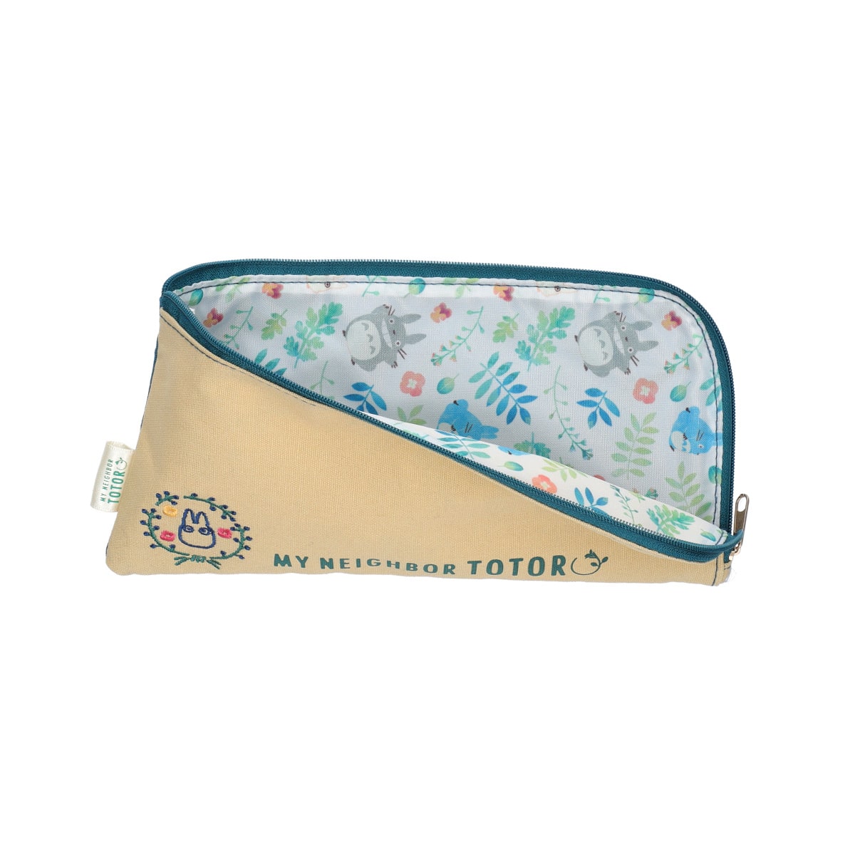 My Neighbor Totoro Pencil Case Colorful Leaf Pattern