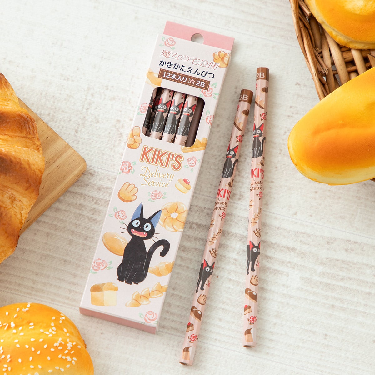 Kiki's Delivery Service 12 Pencils Bread Pattern