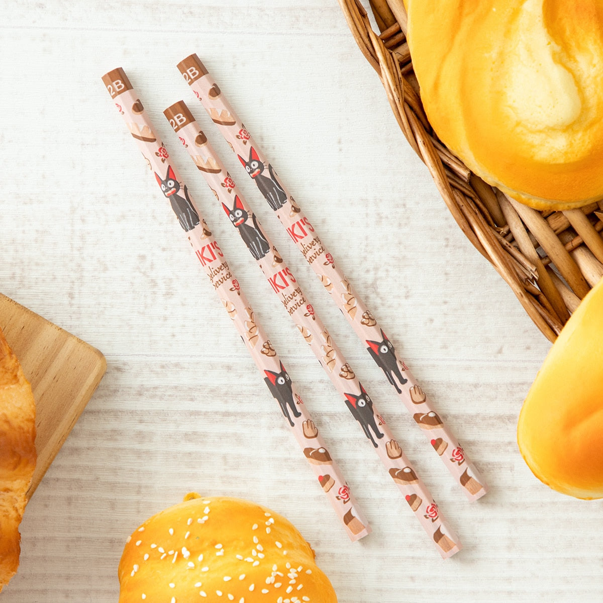 Kiki's Delivery Service 12 Pencils Bread Pattern