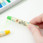 My Neighbor Totoro Crayon Colorful Leaf Pattern