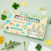 My Neighbor Totoro Crayon Colorful Leaf Pattern