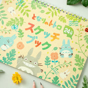 My Neighbor Totoro Sketchbook Colorful Leaf Pattern