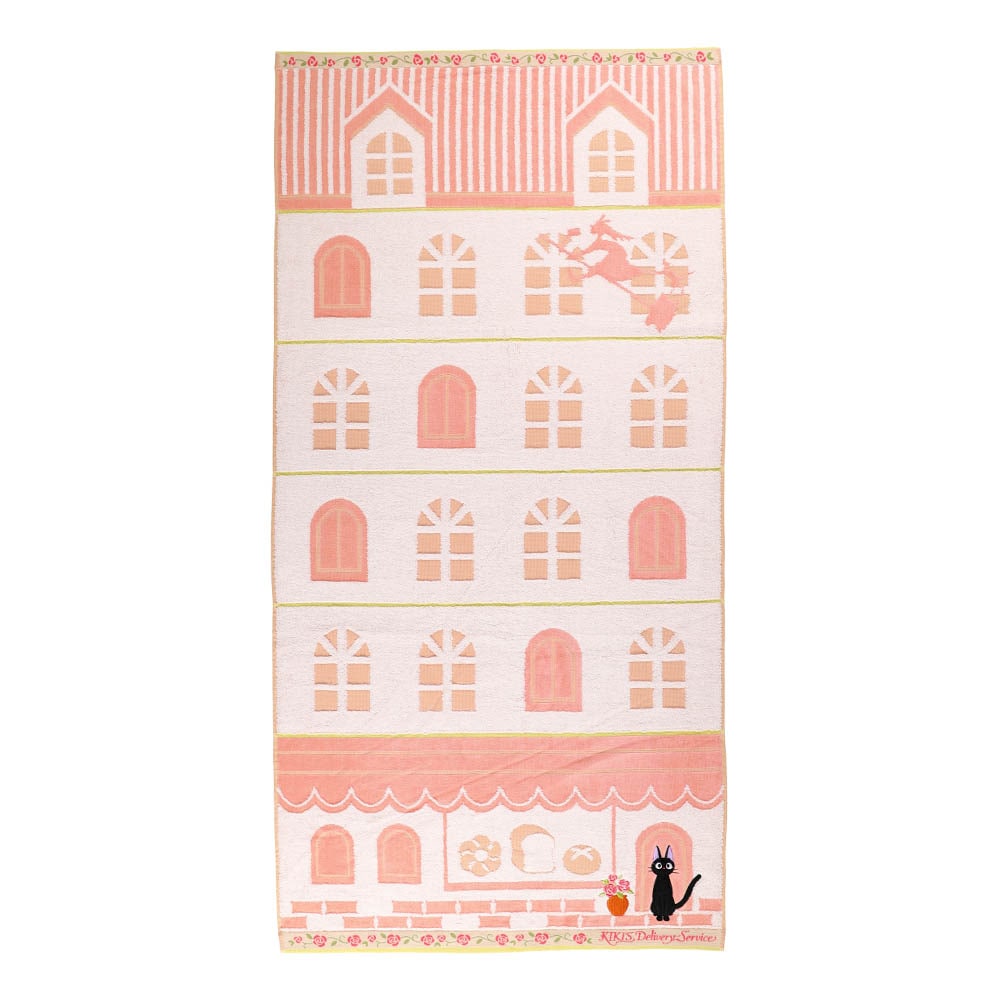 Kiki's Delivery Service "Street Corner" Bath Towel