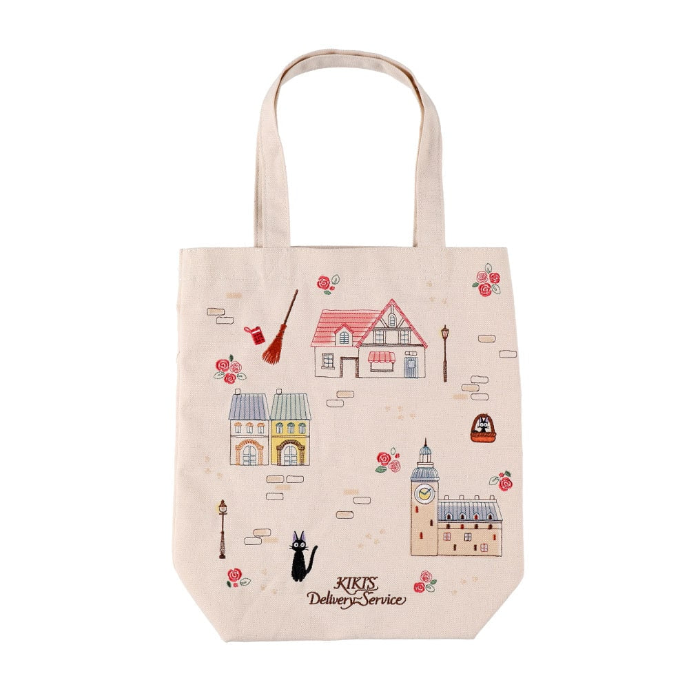 Kiki's Delivery Service Tote Bag - Jiji in the Town