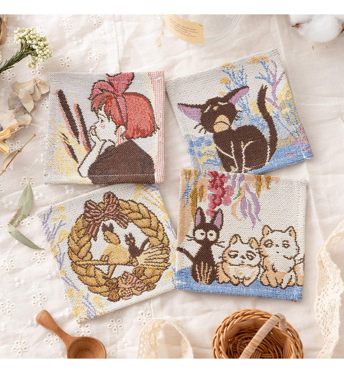 Kiki's Delivery Service Coaster Set of 4
