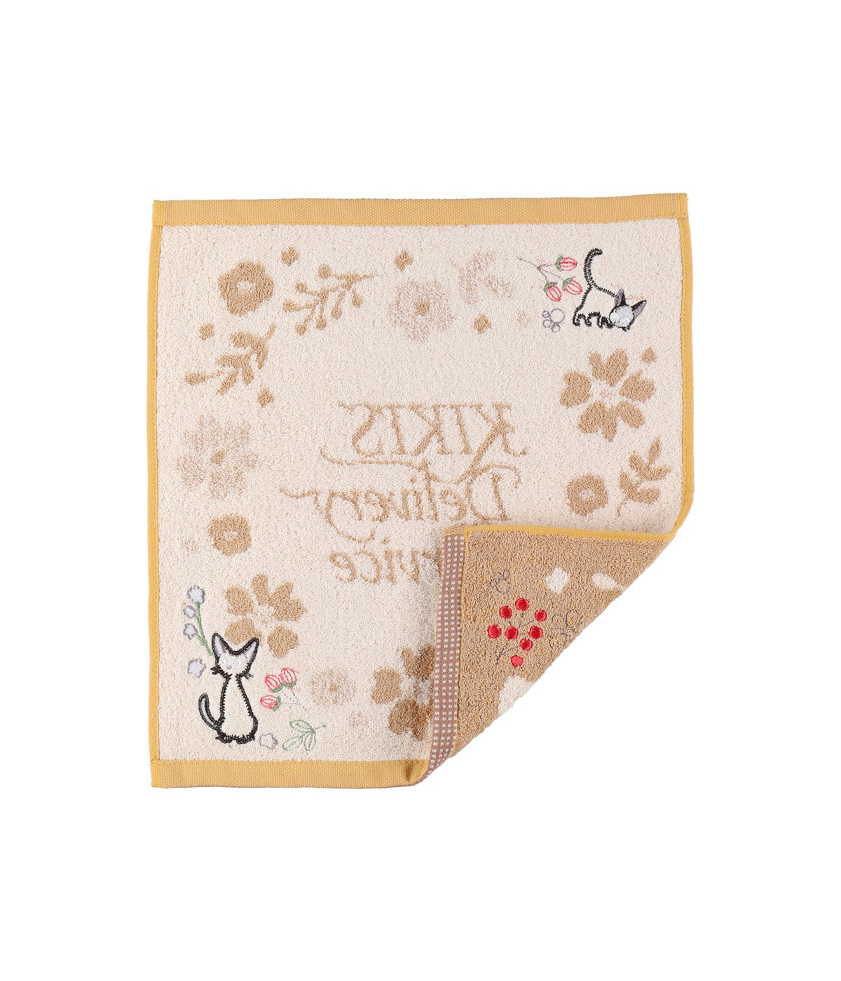 Kiki's Delivery Service "Sepia Flower" Wash Towel